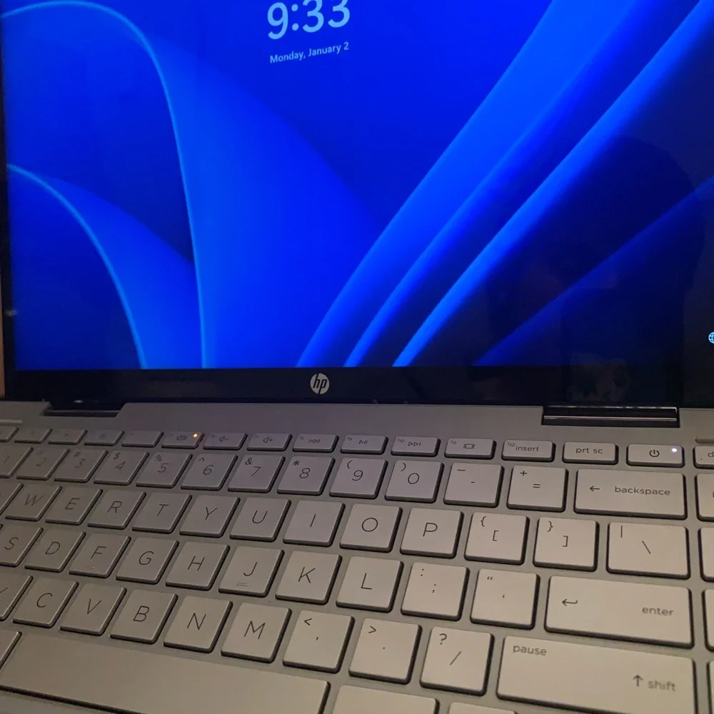 Hp pavilion x360- touch screen fingerprint scanner great condition